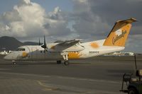 N880CC @ SXM - Carribean Sun Dash8-100 in the evening sun - by Yakfreak - VAP