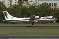 N417AT @ SJU - American Eagle ATR72 at SJU