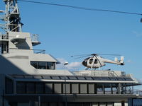 N486CS @ STO - N486CS on helipad of boat Skat in Stockholm, Sweden - by mf