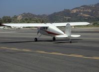 N326DW @ SZP - 1946 Cessna 140, Continental O-200 100 Hp upgrade, taxi - by Doug Robertson