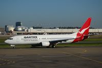 VH-VXA @ SYD - Taxiing to the runway for take-off - by Micha Lueck