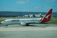 VH-VXP @ PER - Special paint scheme to commemorate the first transpacific flight 75 years ago - by Micha Lueck
