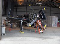 N7825C @ CMA - 1949 Grumman F8F-2 BEARCAT. P&W R-2800-34W Double Wasp 2,200 Hp, flew later in the day - by Doug Robertson