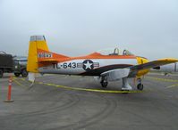 N81643 @ CMA - Noirth American T28A TROJAN, Wright R-1300-C7BA 800 Hp, USAF version - by Doug Robertson