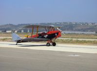 N675LF @ CMA - 1944 DeHavilland DH 82A TIGER MOTH, DeHavilland Gipsy Major I, 4 cylinder 135 Hp, taxi - by Doug Robertson