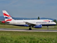 G-EUPH @ BSL - inbound from LHR landing on runway 16 - by eap_spotter