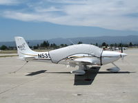 N53512 @ WVI - 2004 Cirrus Design SR22 under cover @ Watsonville Municipal Airport, CA - by Steve Nation