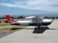 N96658 @ WVI - USAF AUX Civil Air Patrol 1979 Cessna 182Q in sunshine @ Watsonville Municipal Airport, CA - by Steve Nation