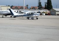 N2107F @ WVI - 1965 Cessna U206 taxying to gas pumps @ Watsonville Municipal Airport, CA - by Steve Nation