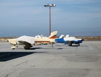 N611AJ @ SQL - 1979 Piper PA-28-236 under cover @ San Carlos Municipal Airport, CA - by Steve Nation