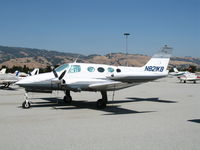 N821KB @ E16 - 1966 Cessna 411 @ South County Airport  (San Martin), CA