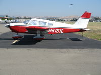 N5161L @ RHV - 1967 Piper PA-28-180 @ Reid-Hillview Airport (San Jose), CA - by Steve Nation