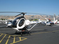 N2011A @ RHV - Cal Nice Air 1995 Schweizer 269C-1 @ Reid-Hillview Airport (San Jose), CA - by Steve Nation