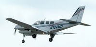 N124MD @ FRG - About to touch down.. - by Stephen Amiaga