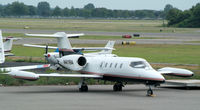 N411BA @ FRG - Lear 35 at Republic... - by Stephen Amiaga