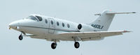 N463LX @ FRG - Raytheon 400A Short Final RWY 19.
