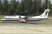 N429AT @ SJU - American Eagle ATR72