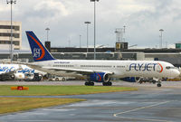 G-FJEA @ EGCC - Flyjet 757 - by Kevin Murphy