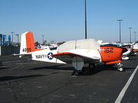 N162WB @ PAO - Beech T-34B Navy/162 BuAer 144055 @ Palo Alto Municipal, CA - by Steve Nation