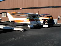 N6521J @ PAO - 1980 Cessna 172N minus cowling @ Palo Alto Municipal Airport, CA - by Steve Nation