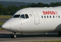 HB-IYR @ EGCC - Swiss RJ - by Kevin Murphy