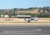 N55AU @ CCR - Ballard 2003 VANS RV-6A arriving at Buchanan Field (Concord), CA - by Steve Nation