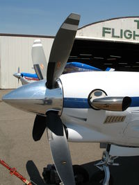 N72020 @ TCY - Close-up of 4-blade prop @ Tracy Municipal Airport, CA - by Steve Nation