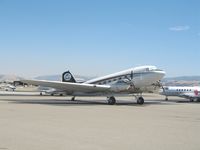 N145RD @ LVR - Baja Air Aero Modifications (South Africa) AMI-DC-3-65TP (DC-3 s/n 20175) with PT-6A turboprops @ Livermore Municipal Airport, CA - by Steve Nation
