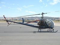 N100HH @ LVK - 1961 Hiller UH-12D @ LIvermore Municipal Airport, CA - by Steve Nation