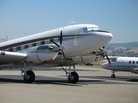 N145RD @ LVR - Baja Air Aero Modifications (South Africa) AMI-DC-3-65TP (DC-3 s/n 20175) with PT-6A turboprops @ Livermore Municipal Airport, CA - by Steve Nation