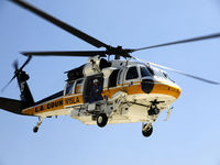 N15LA - LA County Copter 15 demonstrating at Station 129 on Fire Service Day.
