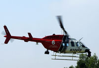 N306FD - LA City Fire 6 take off from LA County Camp 2 before press conference