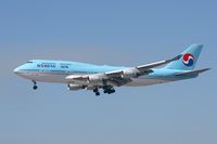 HL7494 @ LAX - Korean Air HL7494 (FLT KAL11) from Incheon Int'l (RKSI) - Seoul, Korea - on final approach to RWY 24R.