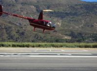 N435DE @ SZP - 2005 Robinson R44 RAVEN II, Lycoming IO-540 derated to 245 Hp for takeoff 205 Hp continuous, departure Runway 22 - by Doug Robertson