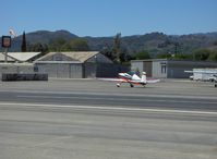 N224D @ SZP - 1996 Extra Flugzeugbau EA 300L AKROBAT, Lycoming AEIO-540-L1B5 300 Hp, taxi to refuel - by Doug Robertson
