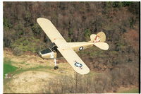 N2585V - Airfraft flying over centrat NY taken about 1992 - by Lydia Dumas