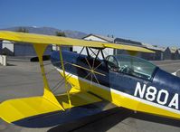 N80AS @ SZP - 1992 Pitts Aerobatics S-2B, advanced aerobatics instruction attitude reference indicator, wing strut mounted - by Doug Robertson