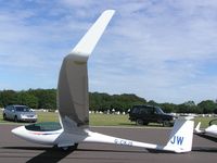 G-CKJS @ EGHL - Schleicher ASW28-18E at Lasham - by Simon Palmer