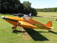 G-BJBM @ EGHP - Monnet Sonerai at Popham, named The Answer