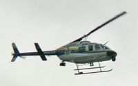 N95PD - City of Philadelphia Police Department chopper patrols the area along the city's scenic waterfront. - by Daniel L. Berek