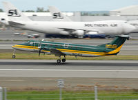 N404GV @ ANC - taking off Rwy 24L