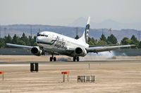 N767AS @ LAS - Alaska Airlines N767AS (FLT ASA642) from Seattle Tacoma Int'l (KSEA) touching down on RWY 25L.