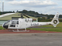 G-CDJT @ EGBO - Westland SA341G Gazelle 1 - by Robert Beaver