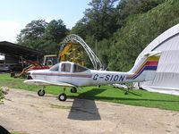 G-SION @ EGTN - PA-38 Tomahawk at Enstone
