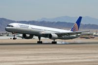 N56859 @ LAS - Continental Airlines N56859 (FLT COA481) from Cleveland Hopkins Int'l (KCLE) touching down on RWY 25L. - by Dean Heald
