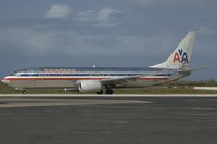 N968AN @ CUR - American Airlines Boeing 737-800