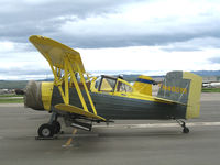 N48519 @ KIC - Soilserv 1976 Grumman-Schweizer G164B fitted as duster for spraying sulfer on winegrapes resting @ Mesa del Rey Airport (King City), CA on stormy afternoon - by Steve Nation