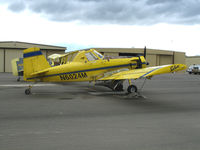 N6024M @ KIC - Soilserv 1994 Air Tractor AT-401 fitted as duster for spreading sulfer on winegrapes @ Mesa del Rey Airport (King City), CA on stormy afternoon