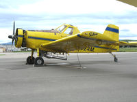N6024M @ KIC - Soilserv 1994 Air Tractor AT-401 fitted as duster for spreading sulfer on winegrapes @ Mesa del Rey Airport (King City), CA on stormy afternoon