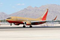 N750SA @ LAS - Southwest Airlines N750SA touching down on RWY 25L.